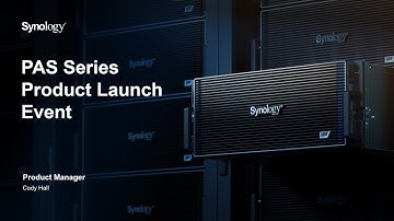PAS Series Product Launch Event | Synology Computex 2025