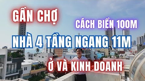 QUÁ RẺ RỒI  Cách Biển Chỉ 100m Tặng Căn Nhà 2 mặt tiền mê Đúc 4 Lầu Ở Một Phần cho thuê một Phần