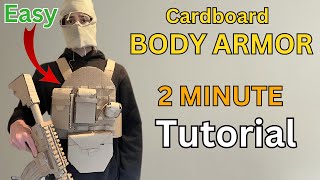 Cardboard Body Armor TUTORIAL