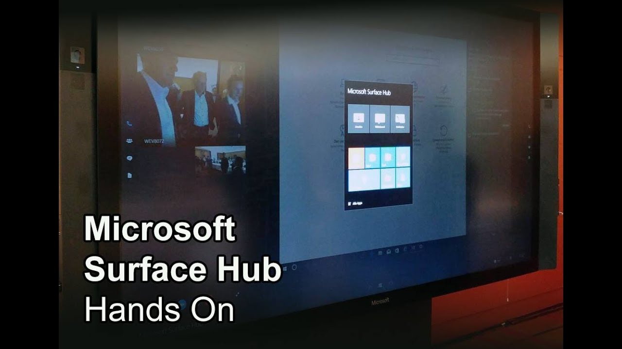 Test: Microsoft Surface Hub / Hands On - YouTube