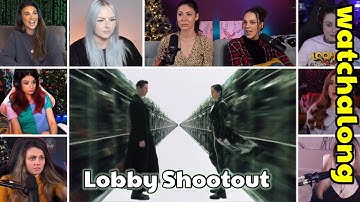Lobby Shootout | The Matrix (1999) Realtime First Time Movie Reactions