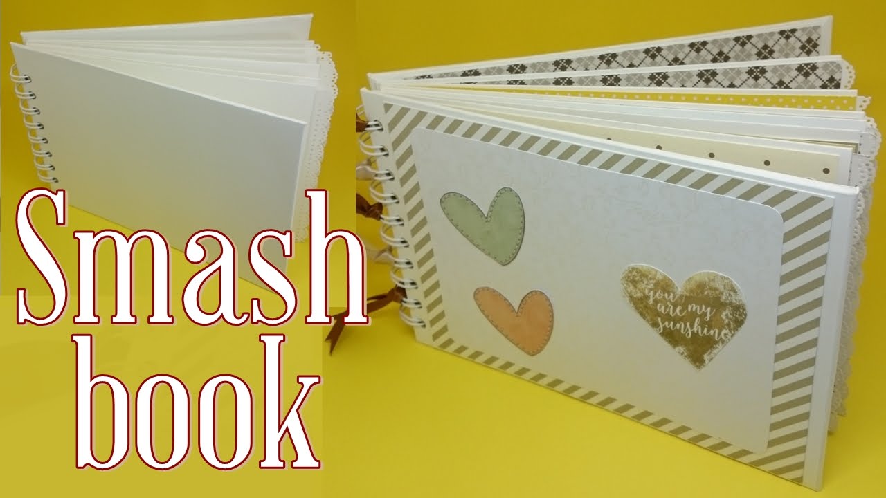 DIY | Álbum Scrapbook | Smash book Estrutura parte 1| Viviane Magalhães