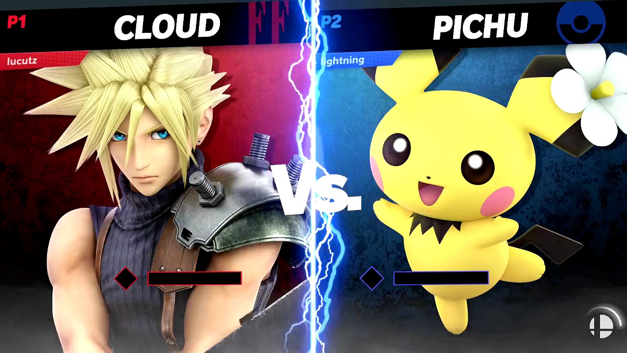 Smash Club #35 - Lucutz (Cloud) vs Lightning (Pichu) - Winners Round 1