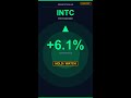 INTC +6.1% | What's really behind Intel's sudden 6.1% jump? #Shorts