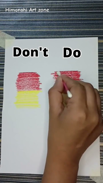 how to blend oil pastel | blending oil pastels #shorts #youtuber #viral #art #satisfying #blend