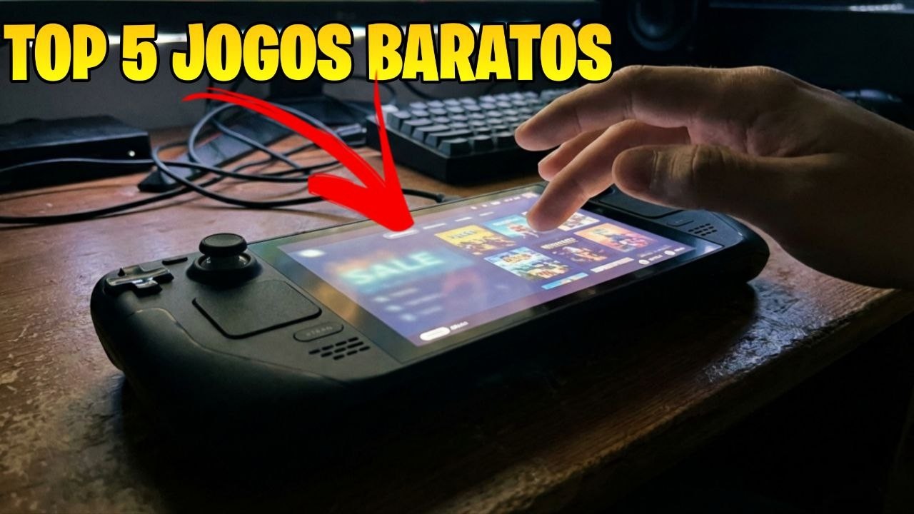 5 jogos de STEAM DECK por MENOS de R$10