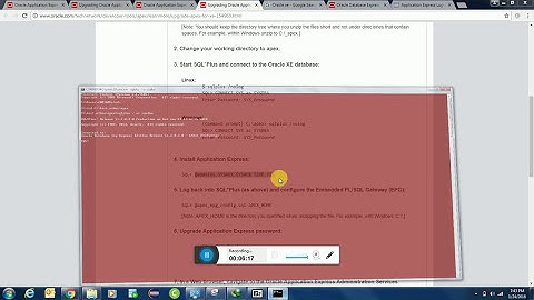 Upgrade Oracle APEX from any version to 5 or latest