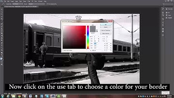 Photoshop CS6  Tutorial Beginners Create Border