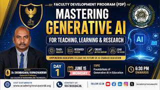 Foundations of Generative AI in Education #ai #workshop