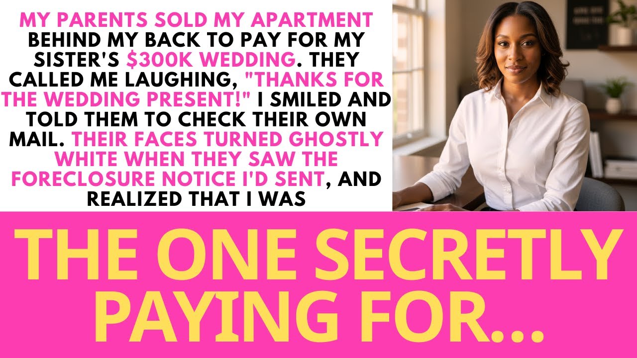 My Parents Sold My Apartment to Fund My Sister's $300K Wedding Without Telling Me...