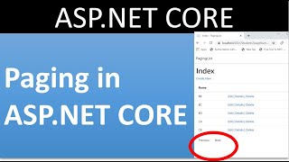 Pagination in asp.net core application