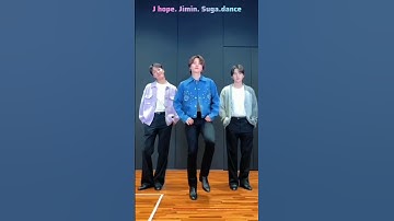 j hope jimin suga cute dance step 😍😘🥰#btsshort #jhope #jimin #suga #btsdance #bighitoffical