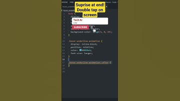Hover underline animation USING CSS #shorts #short #coding #css