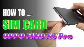 How to Install a SIM Card to Oppo Find X8 Pro