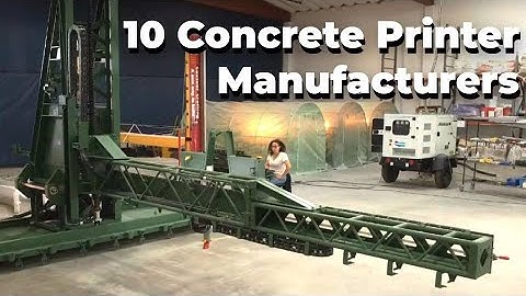 9 Construction 3D Printers