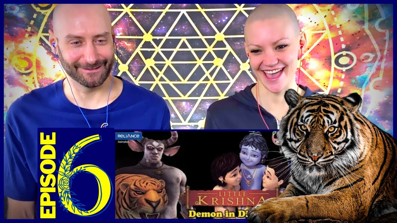 РЕАКЦИЯ Маленького Лорда Кришны | Эпизод 6 ДЕМОН ПОД ПРИКРЫТИЕМ | Мультфильм «Маленький Кришна» н...
