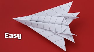 RAHASIA Membuat Pesawat Kertas Tercepat di Dunia (Tutorial Origami Jet)