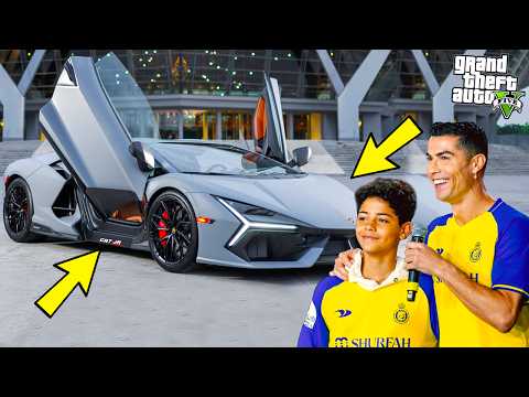 RONALDO OĞLU RONALDO JR'A YENİ SÜPER ARABA ALIYOR! - GTA 5