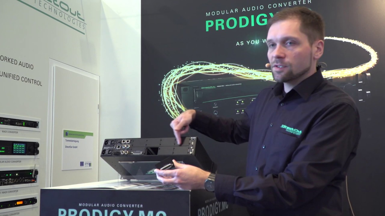 DirectOut mit PRODIGY.MC auf der tmt30 - YouTube