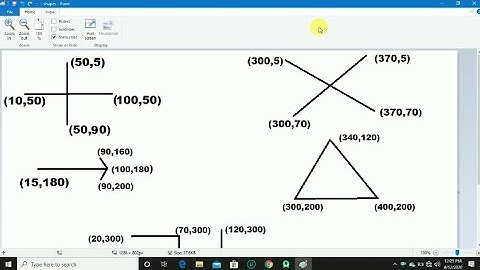 How to draw shapes in C++ graphics || line functions || TurboC++