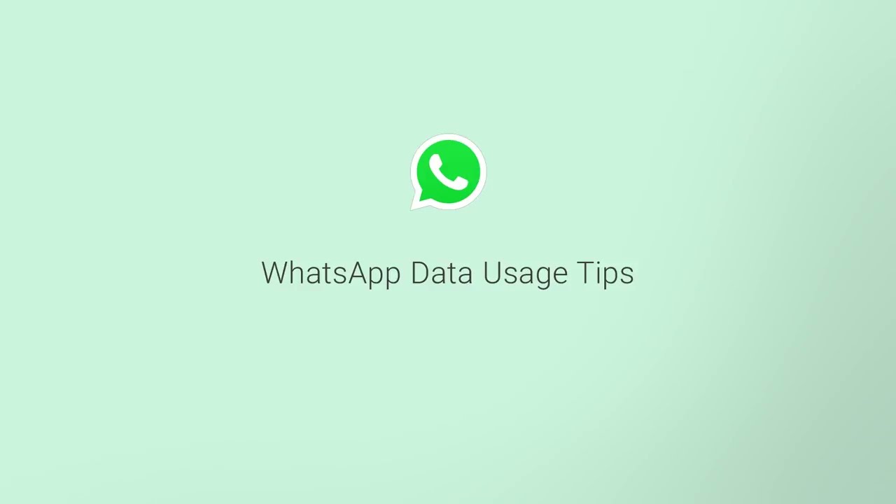 WhatsApp call data usage settings - YouTube