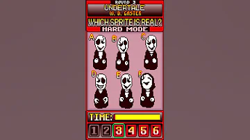 Which Sprite Is REAL? Undertale Edition (2) HARD MODE #shorts