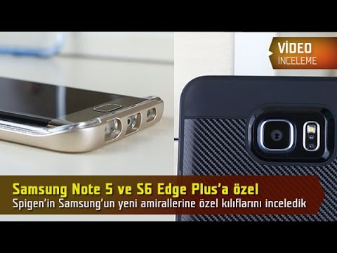 Spigen'in Samsung Note 5 ve S6 Edge Plus'a Özel Kılıfları