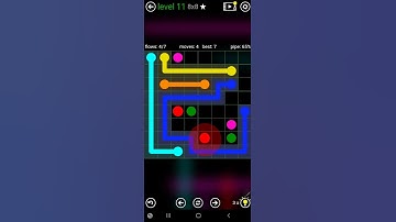 How To Solve Flow Free Classic Pack Level 11 8x8 Board Walk Through Solution Walkthrough