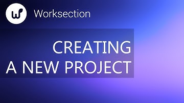 Creating a new project