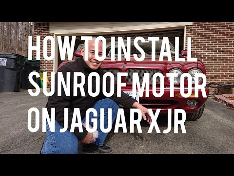 How to Install/Replace Jaguar XJR Sunroof Motor