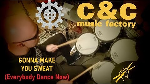 C+C MUSIC FACTORY - Gonna Make You Sweat (Everybody Dance Now)  #drumcover (ROLAND TD-17 --V-DRUMS)