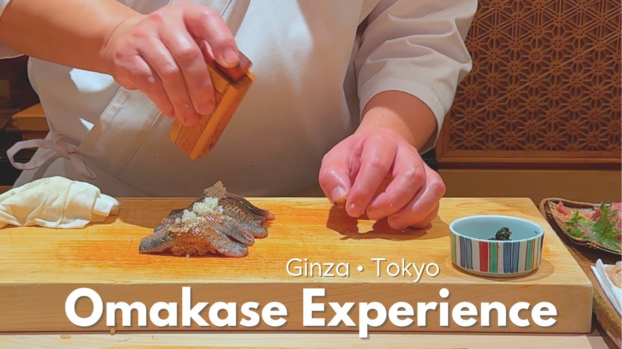 Affordable yet luxurious 20-course Omakase sushi experience in Tokyo Japan 🍣 ¥11,000 • £60 • $75