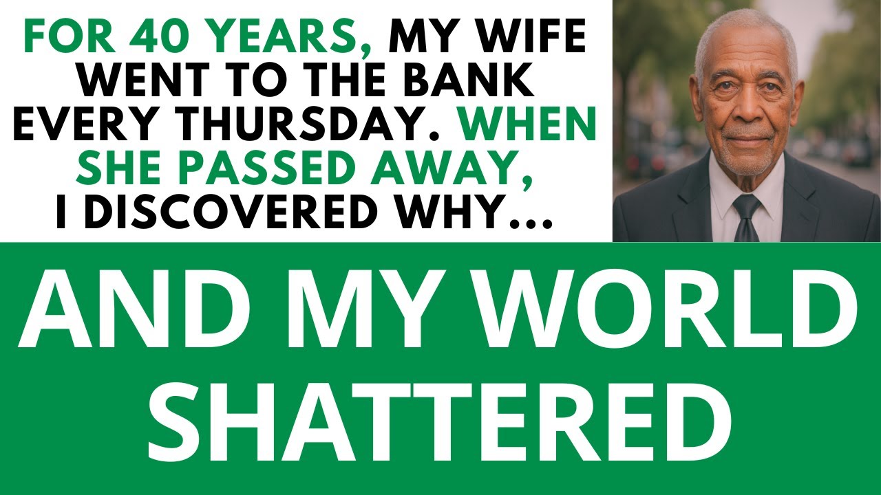 My Wife Went to the Bank Every Thursday for 40 Years. When She Died, I ...