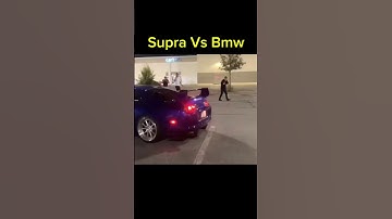 Toyota Supra MK4 Vs BMW M4 😈 #supra #bmw #supralovers #bmwlovers
