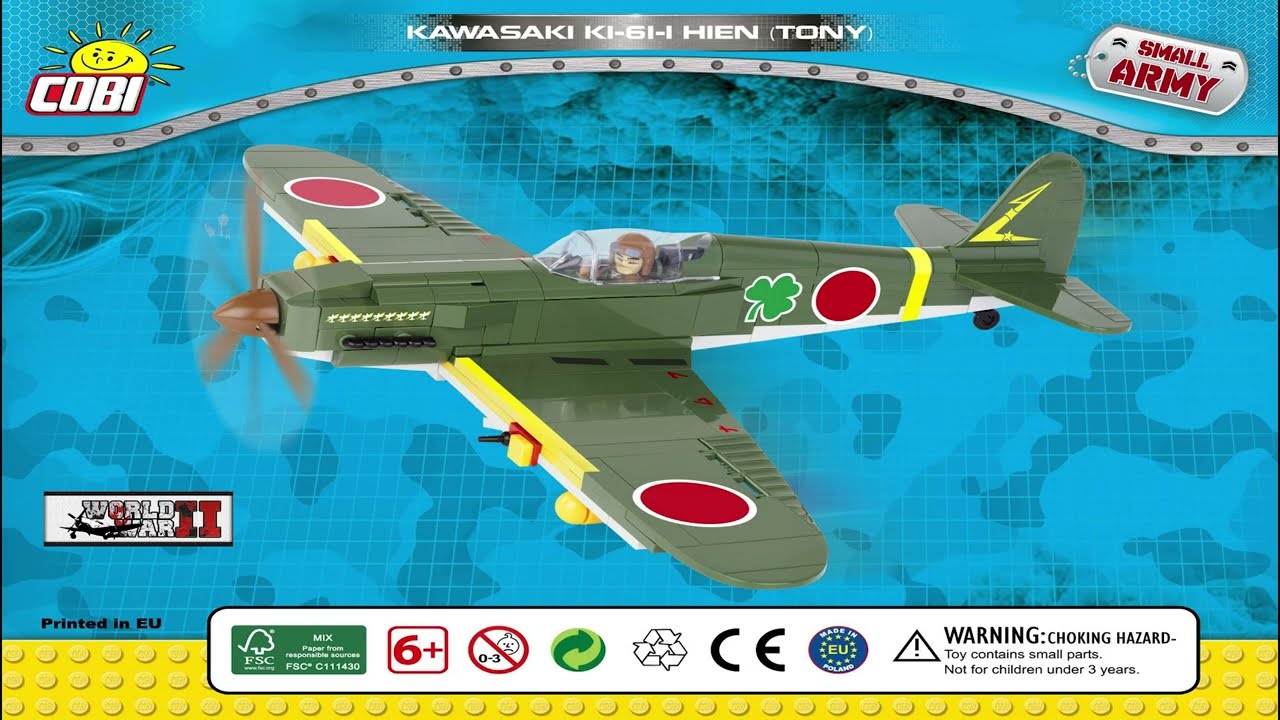 Cobi Instructions | Small Army / WW2 | 5520 | Kawasaki Ki-61-I Hien 'Tony' - Japanese Fighter