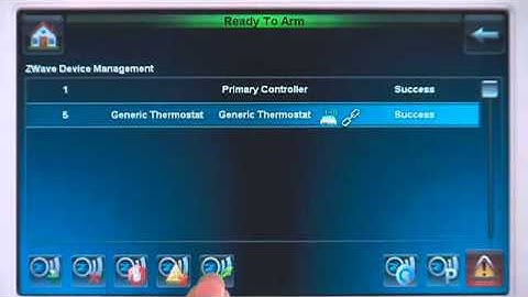 Set Up Z-Wave Devices with Honeywell Tuxedo Touch Panel