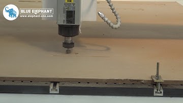 Blue Elephant 1313 CNC Router Carving on MDF board