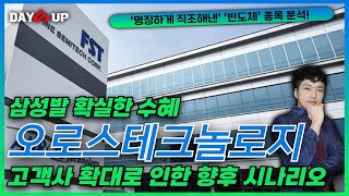 [오로스테크놀로지 주가전망] 삼성향 확실한 수주, 향후 예상되는 시나리오