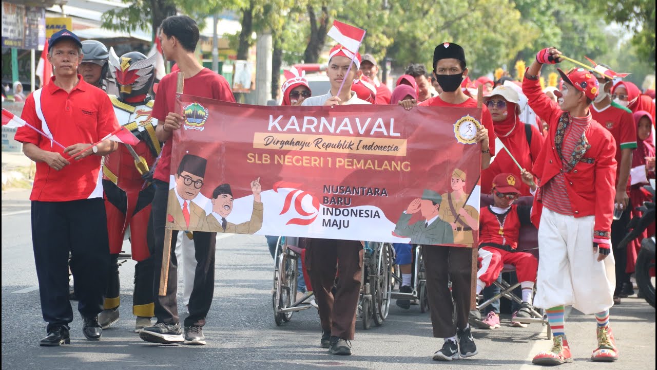 Karnaval Kemerdekaan Republik Indonesia yang ke-79 II SLB Negeri 1 Pemalang