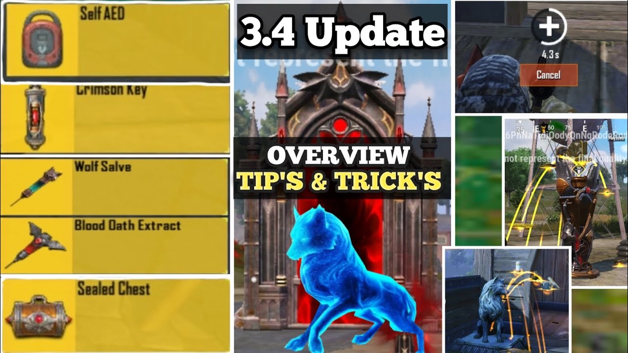 ️ 3.4 update overview | Top Features | Tip's & Trick's PUBG MOBILE | 3. ...