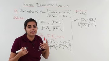 Class 12th – Numerical 4 on Properties of Inverse | Trigonometric Function | Tutorials Point