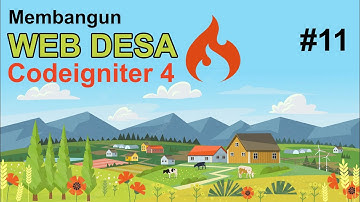 11 Membangun Web  Desa Codeigniter 4 - Penghasilan