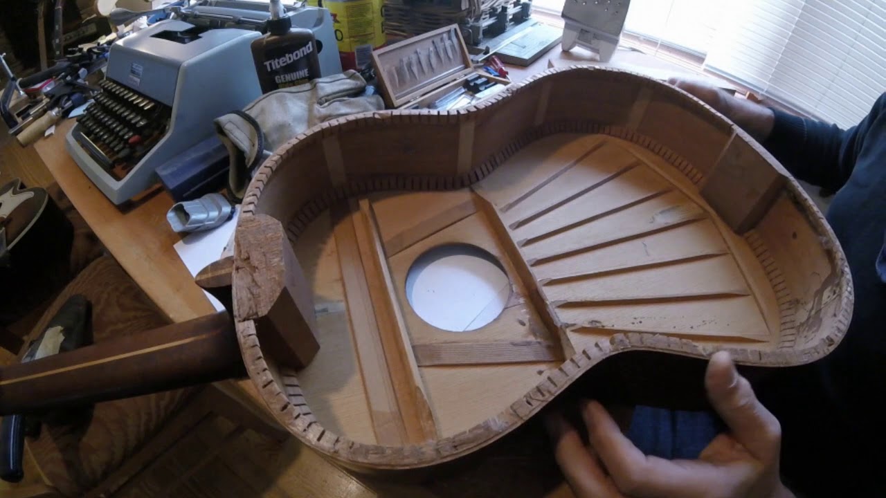 Guitar neck reset alternative for a fragile Classical, Nylon String 1960's Guitar YouTube