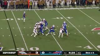 Josh allen gets Intercepted vs Broncos