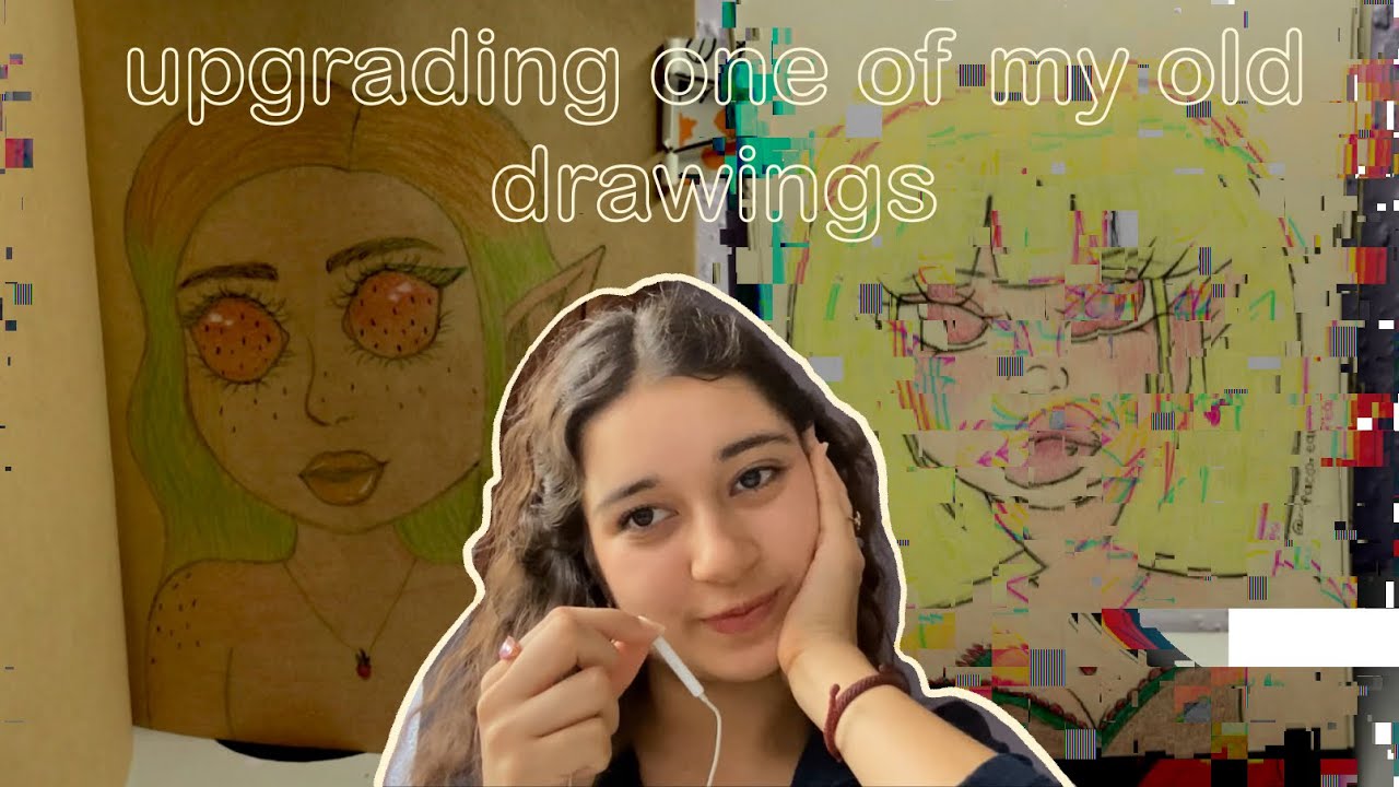 re-making one of my old drawings 👁️ - YouTube