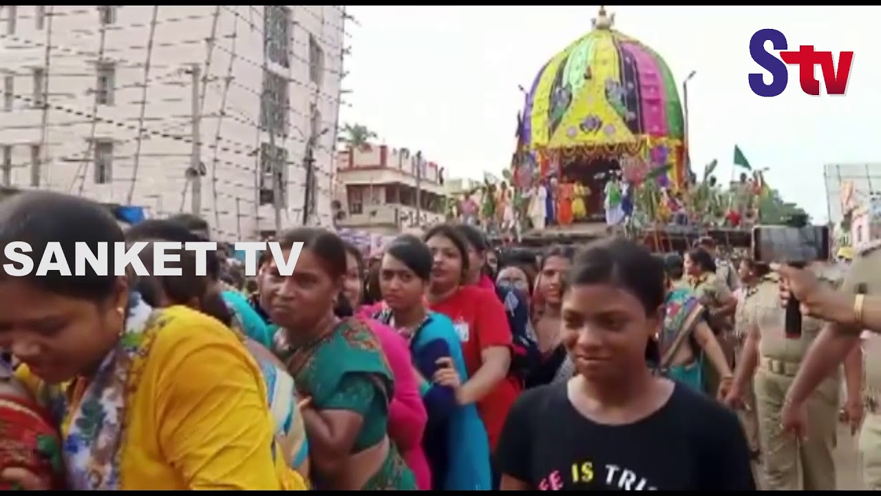 rourkela to ranchi bus Odisha : Thousands of devotee pull chariots on 2nd day of Bahuda yatra at Baripada | Sanket Tv