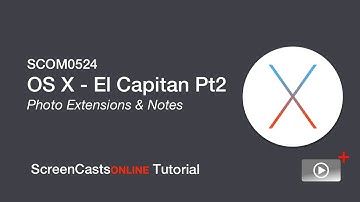 Preview - OS X El Capitan - Part 2 - Photo Extensions & Notes
