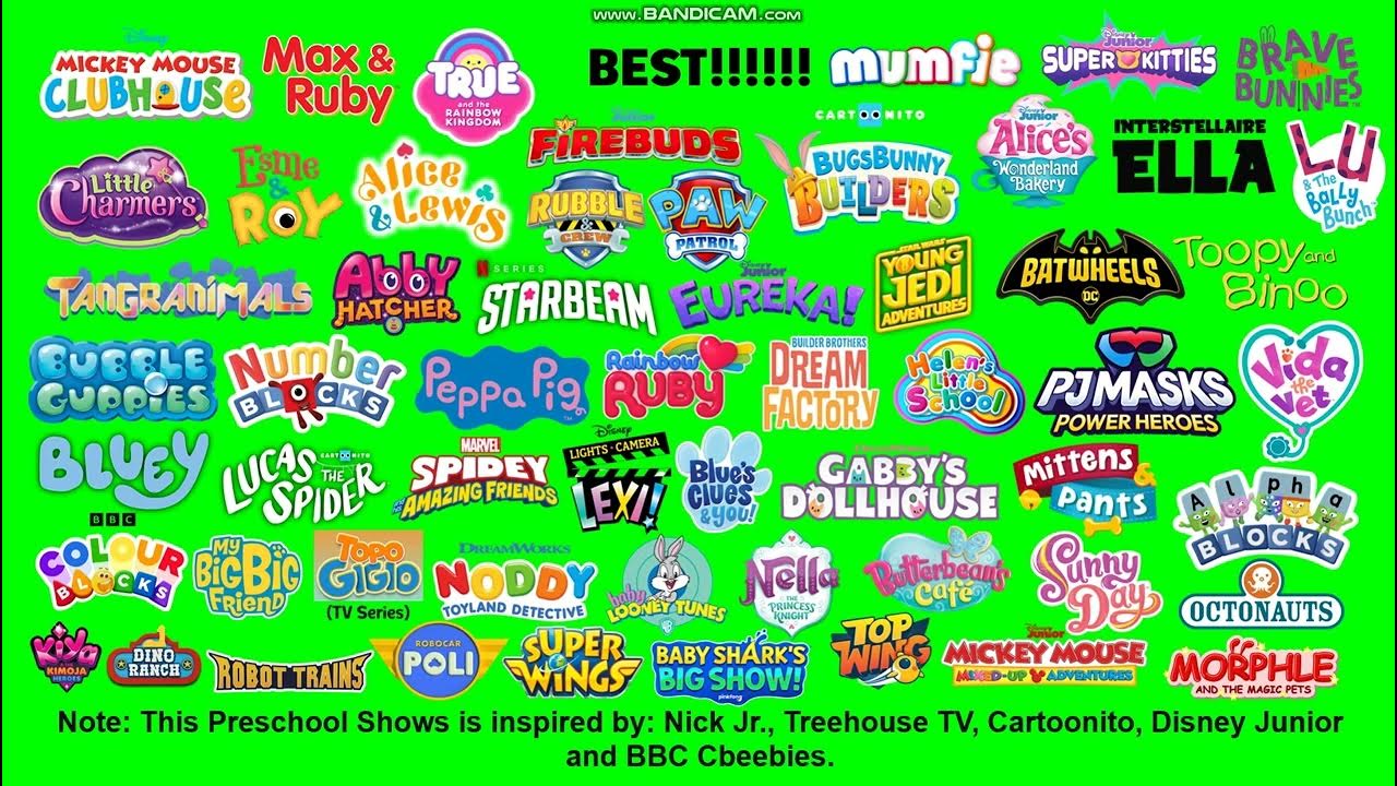 My Best to Worst Preschool Shows list (v3) [Added 1 show is putting to