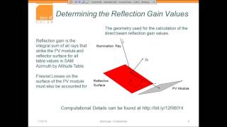 Shading Losses and Gains for Low-X Concentrators