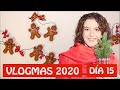 Cómo hacer GALLETAS de JENGIBRE  para 1 guirnalda | (VLOGMAS 2020) #15